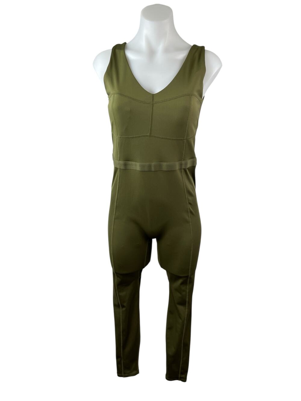 Fabletics Seamless Sculpt Sleeveless Yoga Athletic Activewear Jumpsuit Romper M